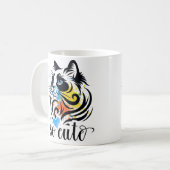 Chat coloré Mug - So mignonne Coffee Cat Cat (Devant gauche)