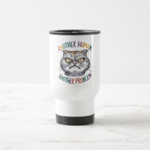 Chat contre l'humanité Mug - Un autre problème bra