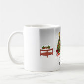 Chat contre Mug d'arbre (Gauche)