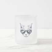 Chat cool avec Mug à lunettes de soleil - Unique e (Centre)