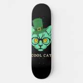 Chat Cool de skateboard (Recto)