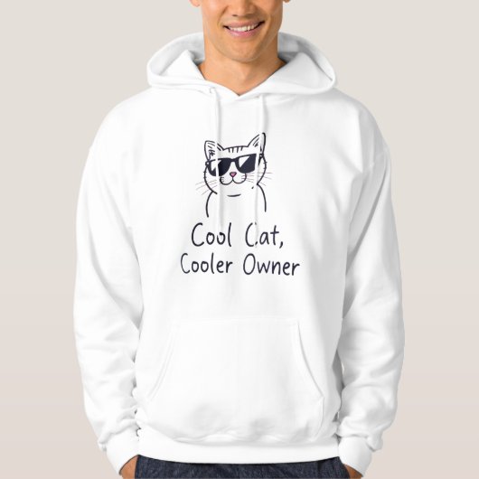Chat cool, Propriétaire Glacière : T-Shirts tendan (Devant)