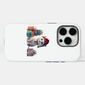 Chat coque iphone sur le thème de Noël : (Verso (horizontal))
