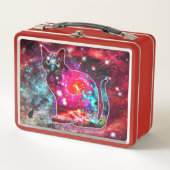 Chat cosmique Alpha métal Lunchbox (Devant)
