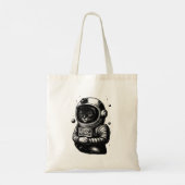 Chat Cosmique dans un Casque Spatial - Sac Cabas (Dos)
