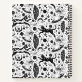 Chat cosmique Étoiles magiques Planètes Carnet spi (Dos)