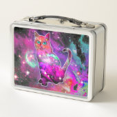 Chat cosmique Iota Lunchbox métallique (Dos)