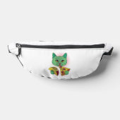Chat cosmique mangeant Pizza et Taco (Poser)