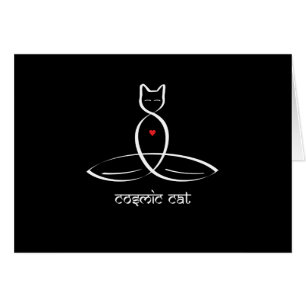 Chat cosmique - texte Sanskrit de style