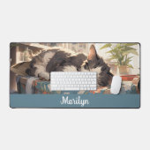 Chat couché (Clavier et souris)