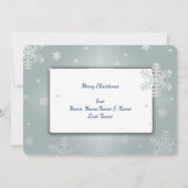 Chat couché avec Santa Hat Carte à deux côtés (Dos)