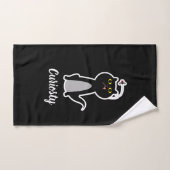 Chat curieux (Serviette à main)