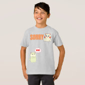 Chat Cute Confusion tshirt garçon (Devant entier)