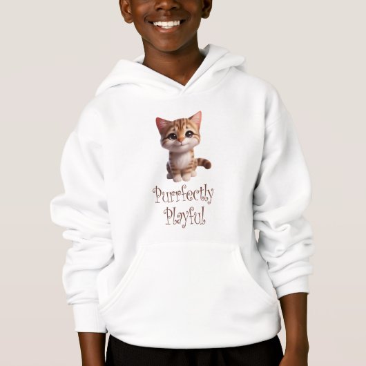 Chat Cute Parfaitement Joué (Devant)