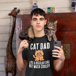 CHAT DAD BEAUCOUP MENS GLACIÈRES T-SHIRTS