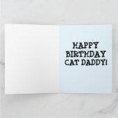 CHAT DAD BIRTHDAY SOLEILS COOL CARTE D'ANNIVERSAIR (Intérieur)