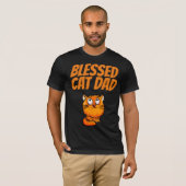 CHAT DAD GINGER T-SHIRTS BÉNÉFICIÉ (Devant entier)