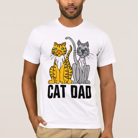CHAT DAD HOMME CHAT T-SHIRTS (Devant)