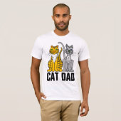CHAT DAD HOMME CHAT T-SHIRTS (Devant entier)