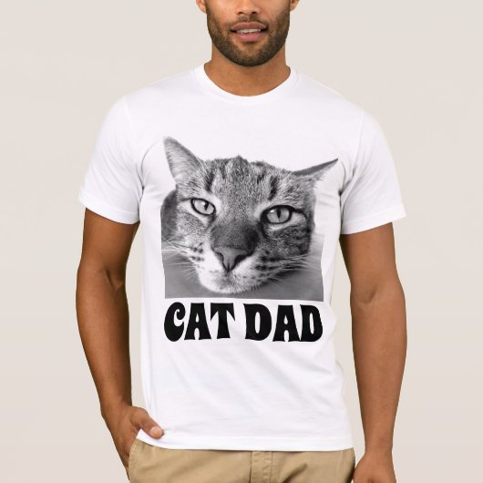 CHAT DAD HOMMES T-SHIRTS (Devant)