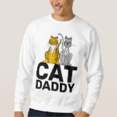 CHAT DADDY, CHAT DAD, T-SHIRTS HOMMES TEE - SHIRTS (Devant)