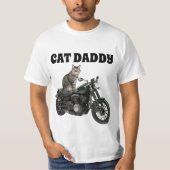 CHAT DADDY PAPA MENS T-SHIRTS (Devant)