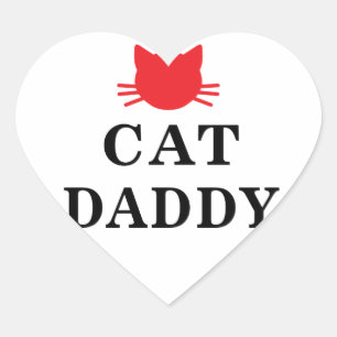 Chat Daddy Stickers Coeur
