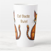 Chat Dads Règle de la tasse - un cadeau de Fête de (Devant)