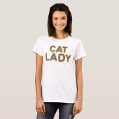 Chat dame t-shirt chat furr texto sweatshirt (Devant entier)