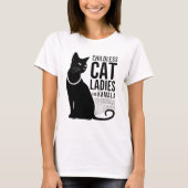Chat Dames sans Enfants pour Kamala Harris T-Shirt (Devant)