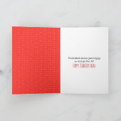 Chat d'anniversaire 20e avec carte de ballon cardi (Intérieur)