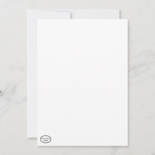 Chat d'anniversaire dans l'espace carte de voeux (Dos)