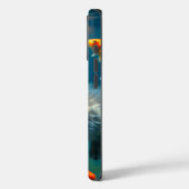 Chat dans aquarium iPhone 16 pro Coque (Verso / Gauche)