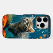 Chat dans aquarium iPhone 16 pro Coque (Verso (horizontal))