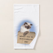 Chat dans la boîte (Serviette à main)
