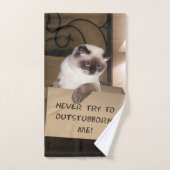 Chat dans la boîte (Serviette à main)