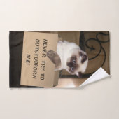 Chat dans la boîte (Serviette à main)