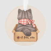 Chat dans la boîte (devant)