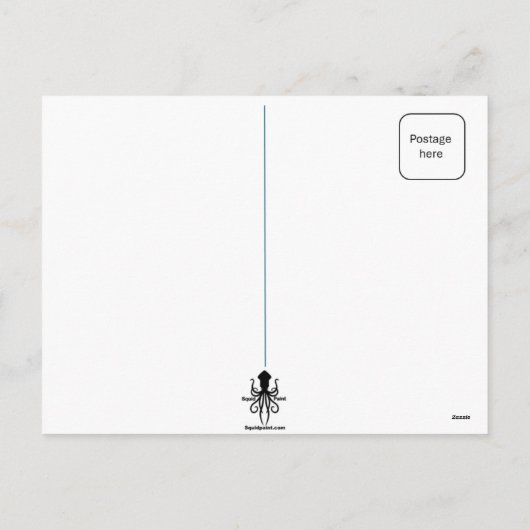 Chat dans la carte postale de la porte (Dos)