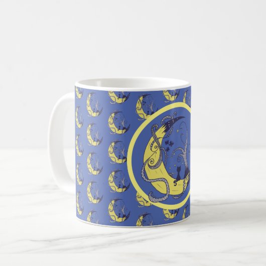 Chat dans la tasse de café (Devant gauche)