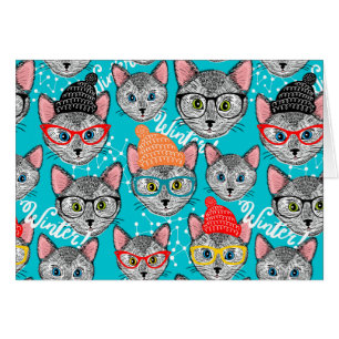 Chat dans le casquette