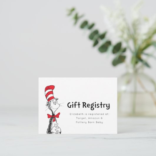 Chat dans le Casquette | Carte d'insertion du regi (Debout devant)