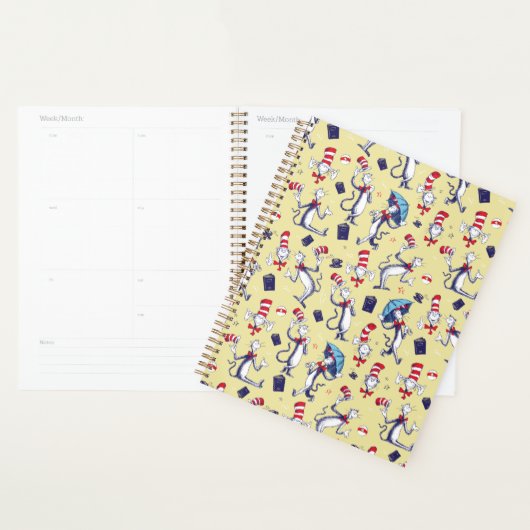 Chat Dans Le Casquette | Motif jaune (Devant avec enveloppe)