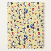 Chat Dans Le Casquette | Motif jaune (Dos)