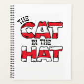 Chat dans le Casquette | Texte en bande rouge et b (Devant)