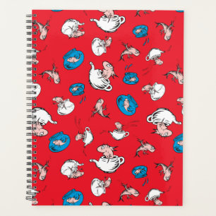 Chat dans le Chapeau Le Poisson Motif Rouge