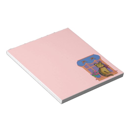 Chat dans les blocs-notes de fenêtre (Incliné)