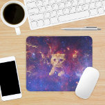 Chat dans l'espace<br><div class="desc">Orange chat tabby dans l'espace,  galaxie laiteuse. Image du chat tabby orange : par arthur ivanov licence : https://creativecommons.org/licenses/by-sa/2.0/legalcode image source : https://www.flickr.com/photos/arthur_ivanov/2617993176</div>