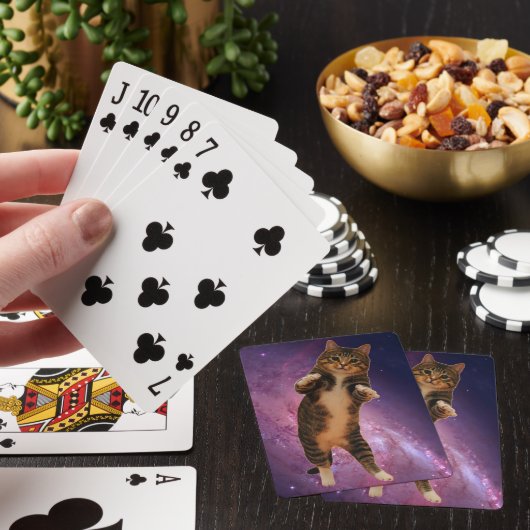 Chat dans l'espace - cartes de jeu (In Situ)