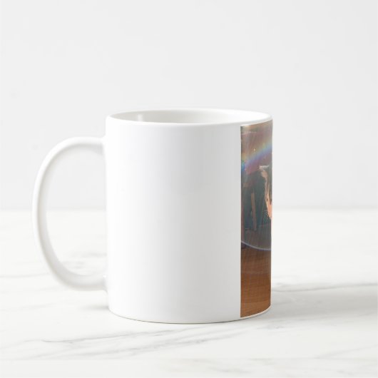 Chat dans une bulle solaire Mug classique, 325 ml (Gauche)